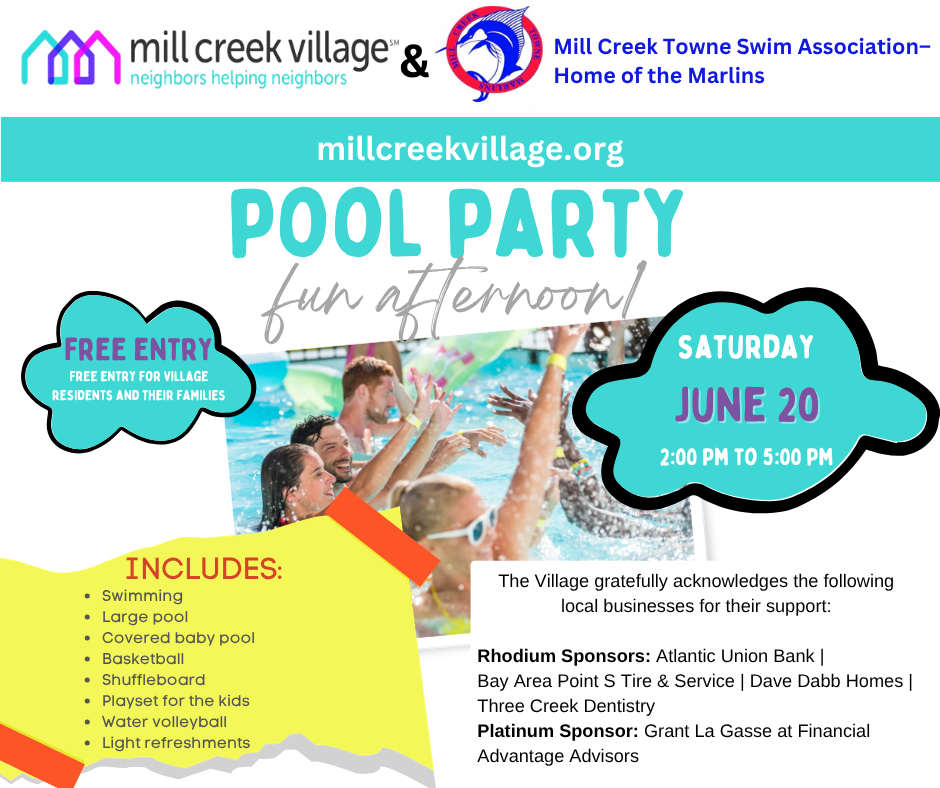 MCV Pool Party June 20 2026