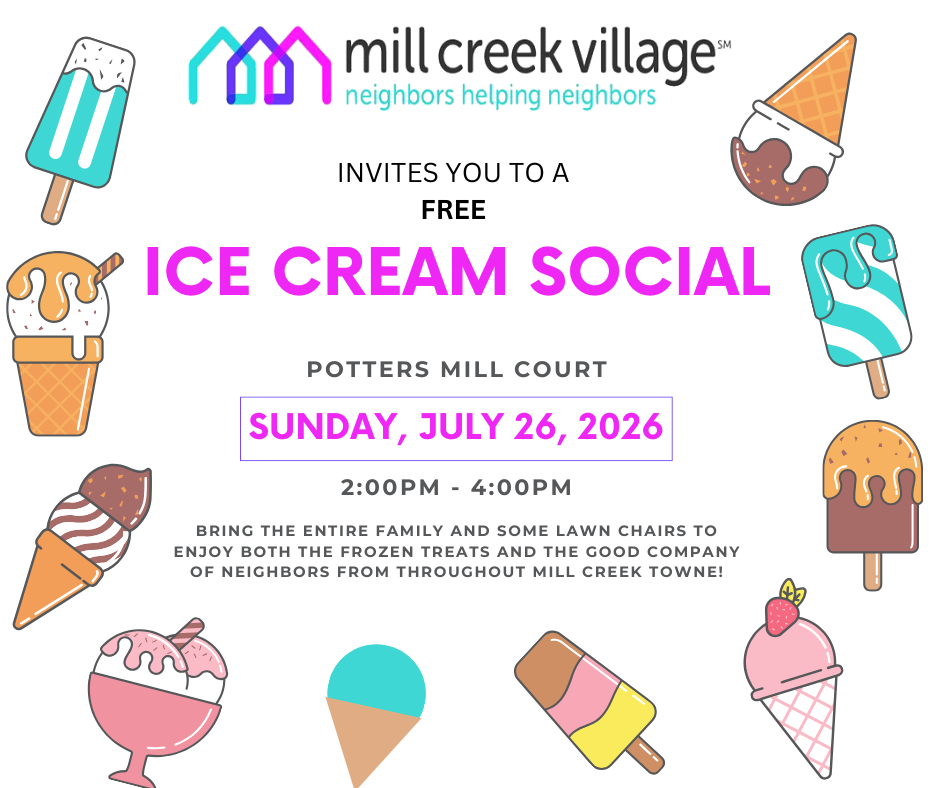 MCV Ice Cream Social July 2026